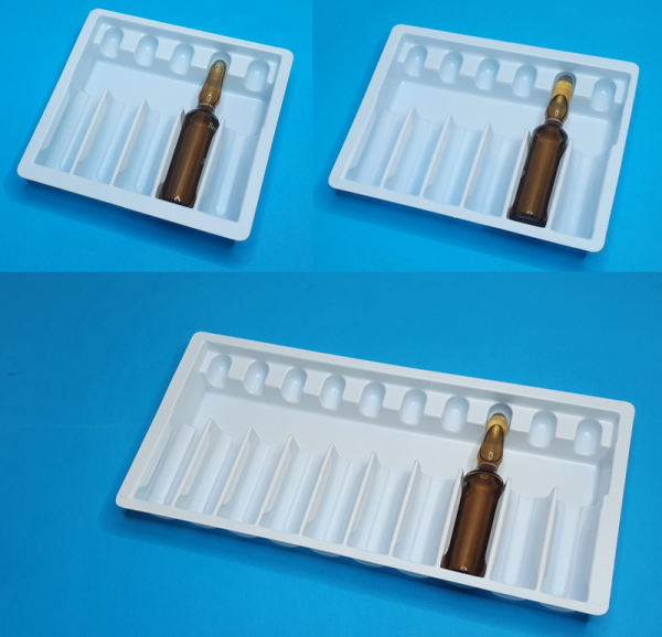 fabricación y diseño personalizado de plástico en inyección y termoconformado: bandejas de alimentación, viales, ampollas, tapones y jeringas